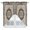 Blue, variant on Swag Valance Curtains for Windows, Vintage Boho Light Filtering Kitchen Curtains with Rod Pocket, Rustic Southwestern Geometric Ethnic Window Treatment Valances for Living Room, 36x63 - 2 PCS