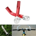 thumbnail image 5 of 1 Pair of Aluminum Alloy Handlebar Extension Bars for Mountain Bike Aluminum Alloy Handlebar, Handlebar Ends, 22.2mm, - Red, 5 of 9
