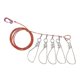 thumbnail image 1 of Type B 5 broches de presión, hebilla de bloqueo de pescado, aparejos, accesorios de pesca, cadena de acero inoxidable, 1 of 1