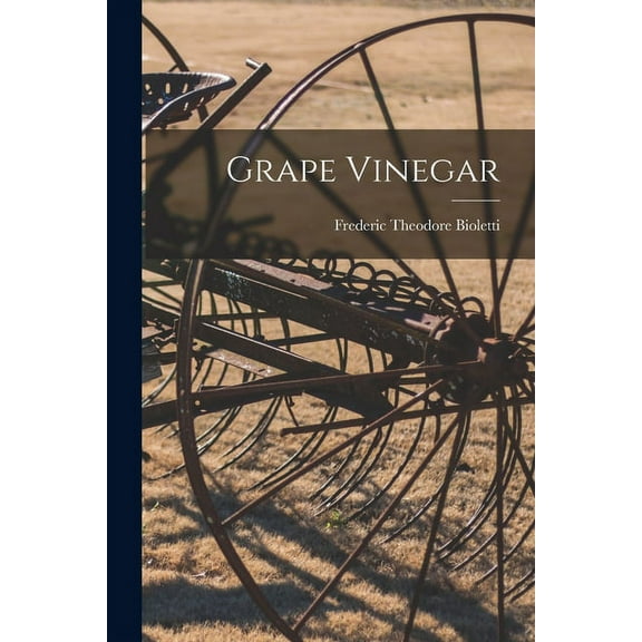 Grape Vinegar (Paperback)