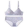 thumbnail image 1 of Sanrio Hello Kitty Ropa interior Kawaii Dibujos animados Chicas Sexy Sujetador Sin aros Push Up Ropa interior Mujer Deportes Sujetador a prueba de golpes Pantalones, 1 of 5