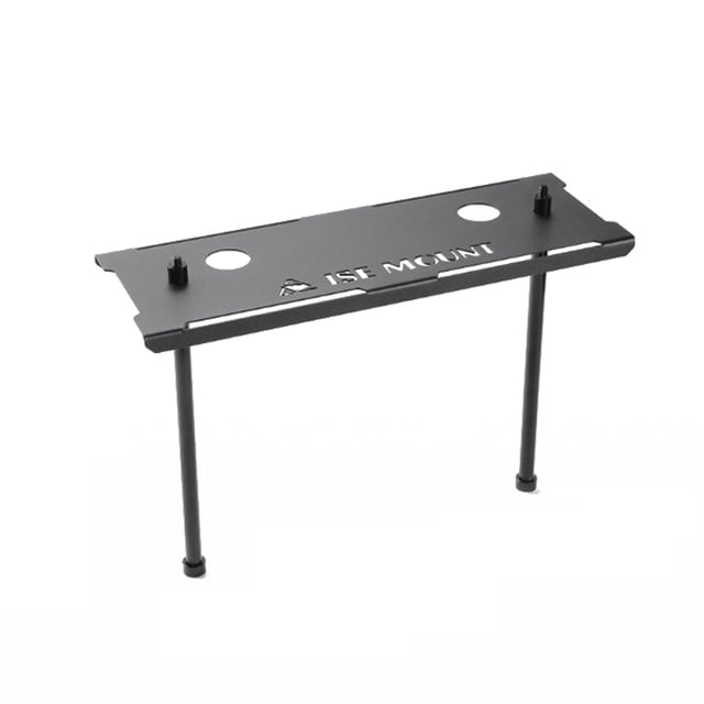 ISE MOUNT Camping Table Rack Multifunctional Desktop Storage Rack Detachable Lamp Stand Cookware Hanger Shelf for Outdoor Camping Picnic Backpacking BBQ