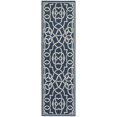 thumbnail image 1 of Oriental Weavers Meridian 2'3" x 7'6" Machine Woven Runner Rug in Navy, 1 of 2