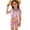 Hot Pink A5, variant on Edvintorg Girls Swimming Suit 4 Piece Cute Printed Spaghetti Straps Bathing Suit with Cover Up Skirt Swimwear for Girls Size 8-13