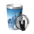 thumbnail image 2 of PAYOHTO Wolf Howling Ssnowy Mountain Insulated Stainless Steel Tumbler 12 oz Thermos Come with Straw Kids Leak-Proof Travel Mug Cup, 2 of 7