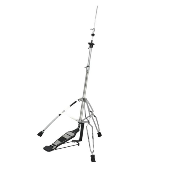 Soporte para Hi Hat con pedal, accesorio para kits de batería, base de trípode de 3 patas, instrumento musical con doble soporte para ejercicios,