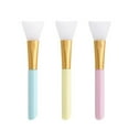 Linjieee 3pcs Silicone Face Brushes, Flexible Facial Mud Applicator
