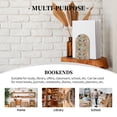 thumbnail image 7 of Pofeuu Cute Dog Print Large Bookend Hold Heavy Books- Wood Bookends for Heavy Books Heavy Duty Book Ends Wood Bookends for Office Desk Non-Skid, 7 of 7