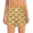 thumbnail image 2 of Goofa Dachshund Dog Puppy Printed Women 2 in 1 Running Shorts,Quick Dry Athletic Workout Shorts,High Waisted Athletic Shorts with Liner Pockets-X-Large, 2 of 9