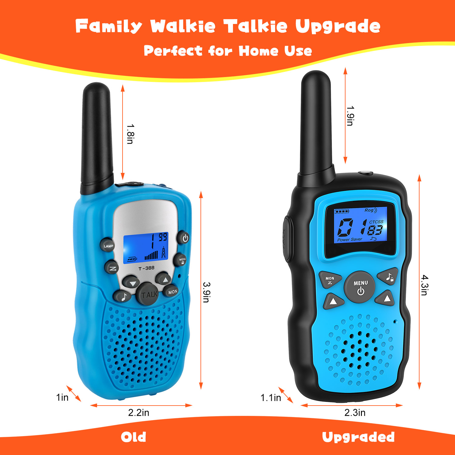 WisHouse 4-Pack Rechargeable Walkie Talkies photo 5