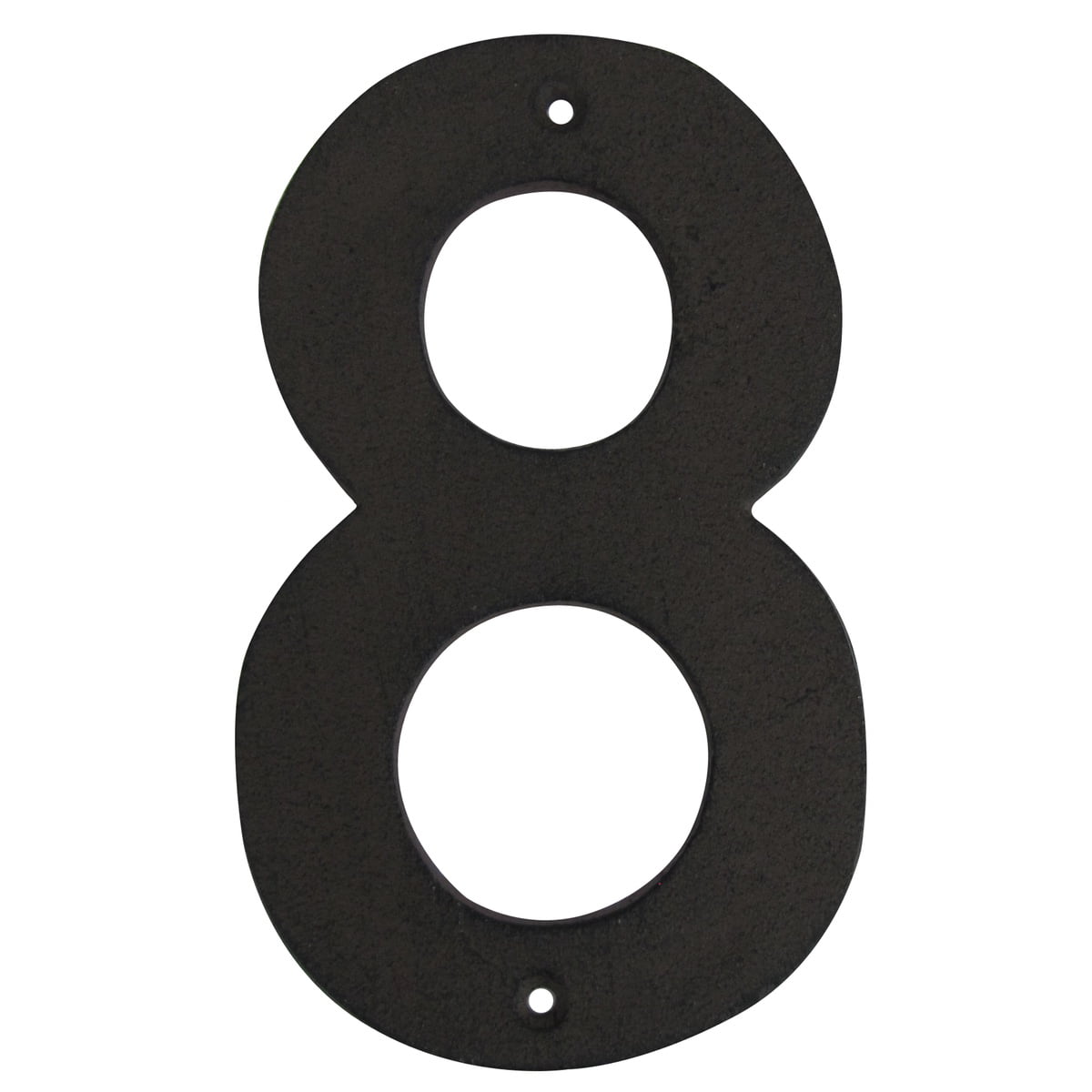 Rustic BROWN Cast Iron Metal House Numbers Street Address # Phone Number 7 SEVEN 