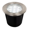 thumbnail image 1 of Estevez Luminario LED SPIRAL Empotrable en Piso, 12 Watts, 3000K Acero Inoxidable, Protección IP67 Ø168mm, 1 of 9