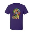 thumbnail image 3 of Dean Russo Sweet Poodle Dog Lover Men's Graphic T-Shirt, Purple, XX-Large, 3 of 6