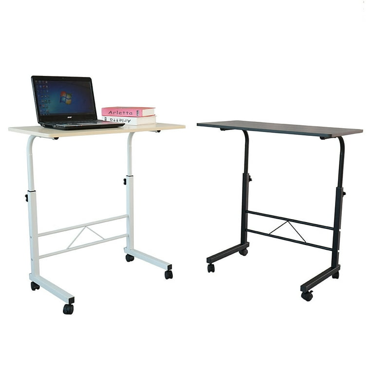 Ktaxon Adjustable Laptop Table Stand Computer Desk Sofa Side Bed Tray Rolling Black