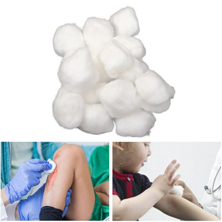 600 Regular Size Pure 100% Cotton Balls Makeup Cosmetics Nail Polish First  Aid 