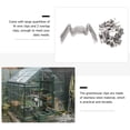 thumbnail image 4 of 100 Pcs Vitrage de Serre avec Clip de Fil Serre avec Clip de Fixation de Panneau, 4 of 8