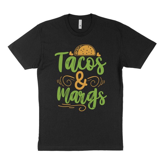 Tacos and Margs Shirt Unisex Large Black