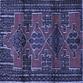 thumbnail image 1 of Ahgly Company Machine Washable Indoor Square Persian Blue Traditional Area Rugs, 8' Square, 1 of 4