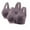B10 Purple minimizer bras for women clearance under $5, variant on Bras under $5! Cagogo 3 Pack Plus Size Front Closure Bra for Women Wireless No Underwire Soft Support Bralettes Push Up Full Coverage Wirefree Comfortable Everyday Bras Tshirt Bra