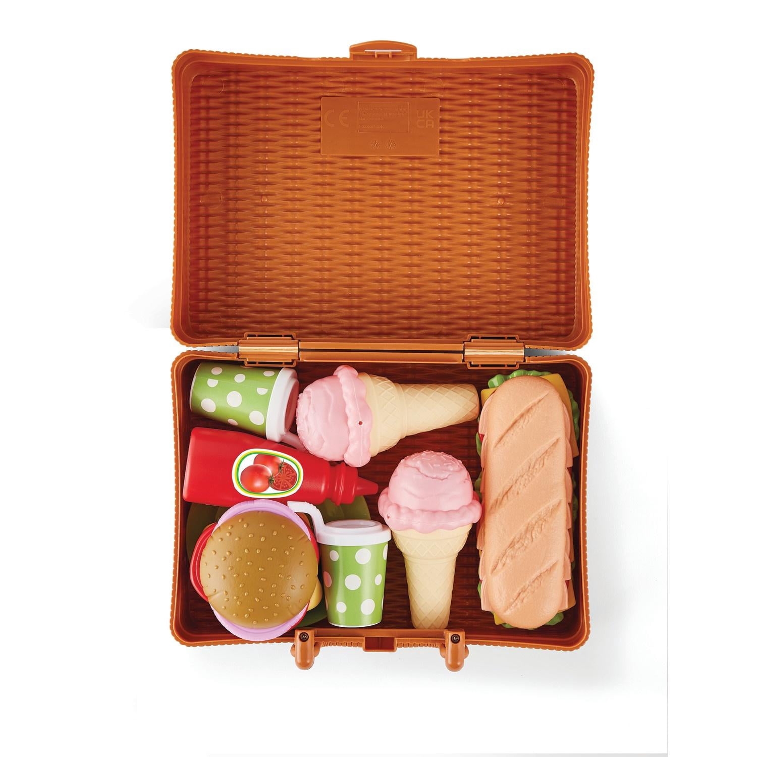 Kidoozie Lunch for Two Picnic Set - Spark Imaginative Feasts with Play Food Fun - The Perfect Indoor or Outdoor Playset for Ages 2+