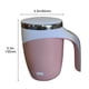 thumbnail image 2 of pstuiky Taza de acero inoxidable con agitador automático, taza magnética para personas perezosas, taza magnética automática, taza de café portátil, tazas personalizables con impresión, 2 of 4