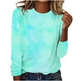 thumbnail image 2 of Neewe Womens Oversized Long Sleeve T Shirts 2025 Basic Crewneck Tee Fall Tops Casual Workout Y2K Clothes, 2 of 4
