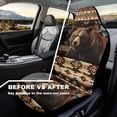 thumbnail image 4 of Yuyamidu Bear Car Seat Covers Full Set of 2 Southwest Aztec Vehicle Front Seats Covers Stretchy Washable Car Accessories Bucket Seat Cover, 4 of 7