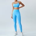 thumbnail image 6 of Xudanell Leggings, High Waisted Soft Pants Compression Workout Athletic Yoga Pants (Blue,L), 6 of 7