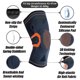 thumbnail image 2 of Protector de rodillas para correr, montañismo, fitness, deportes de presión, 2 of 5