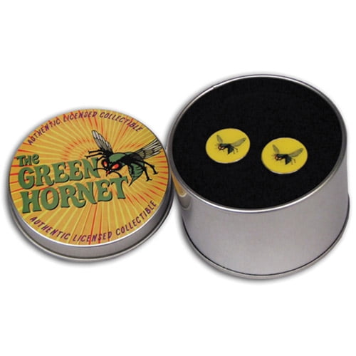 Yellow Cufflink Set in Collectible Tin Yellow Cufflink Set in Collectible Tin