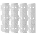 thumbnail image 1 of 5 Pcs Support de Montage Universel pour Rideau à Bandes Installation Facile Bande en Plastique Quincaillerie de Rideau en Vinyle Quincaillerie de Rideau de Précision Support en Fer pour Rideau à Bandes, 1 of 8