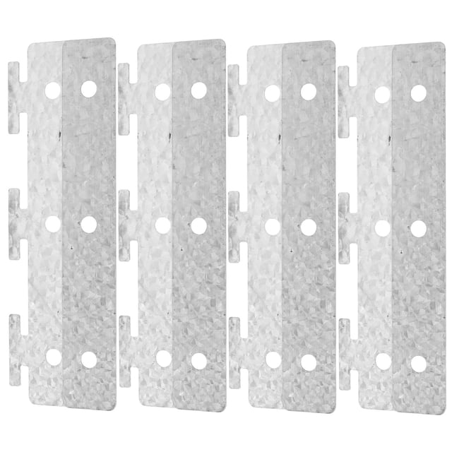 5 Pcs Support de Montage Universel pour Rideau à Bandes Installation Facile Bande en Plastique Quincaillerie de Rideau en Vinyle Quincaillerie de Rideau de Précision Support en Fer pour Rideau à Bandes