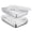 Silver, variant on Vesteel Stainless Steel Baking Pan with Lid, 12.2 x 9.5 x 2 Inch Rectangle Sheet Cake Pans with Covers Bakeware for Cakes Brownies Casseroles, Non-toxic & Dishwasher Safe - Set of 2