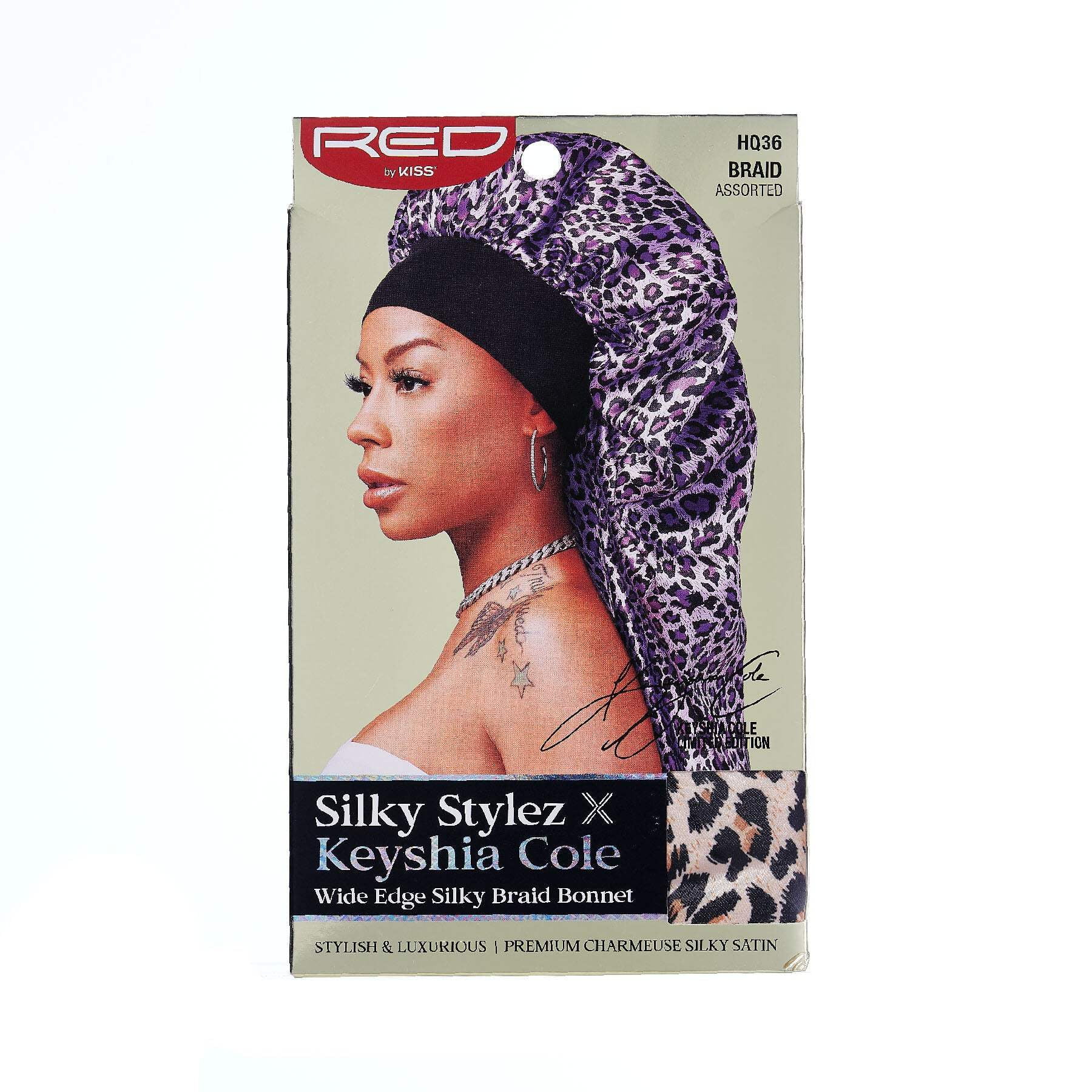 Amazon.com : Red by Kiss Silky Braid Bonnet Wide Edge Bonnet