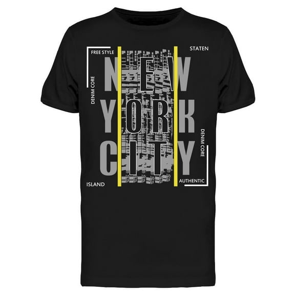 Urban Design N.Y.C. T-Shirt Men -Image by Shutterstock, Male Large