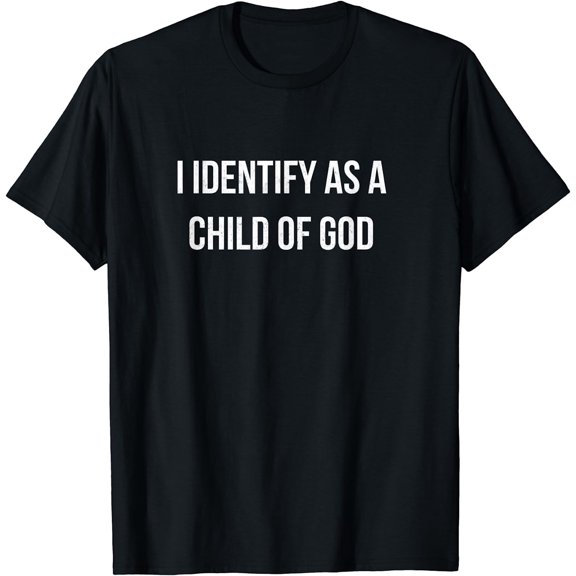 I Identify As A Child of God Overcomer Christian Vintage T-Shirt