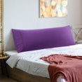 thumbnail image 2 of Funda de Almohada de Algodón PiccoCasa 51x140cm Suave Transpirable Uva, 2 of 6