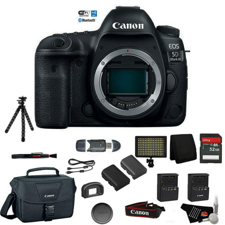 Canon EOS 5D Mark IV Full Frame Digital SLR Camera Body Bundle +Tripod D Light +