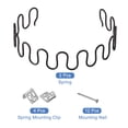 thumbnail image 3 of Unique Bargains 2Pack 21.7' Round Sofa Spring Replacement Kit for Furniture Couch Repair, Black, 3 of 4