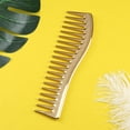 thumbnail image 3 of Peine de plástico antiestático para desenredar, los dientes anchos están diseñados para desenredarse sin dorado Yuyangstore peine para desenredar dientes anchos, 3 of 6