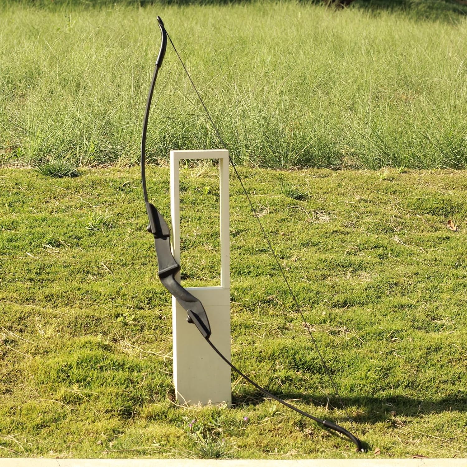 AME Bow and Target Set Adult - Outdoor Battle Obstacles Set Backyard Games CS Bow and Arrows Set Bow Target for Arena or Battlefield Bunkers Family Archery Games Shooting Practice