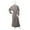 Gray, variant on Bathrobe for Women and Man Soft Cotton Waffle Weave Lightweight SPA Robe 6 Color Coral / Extra-Large