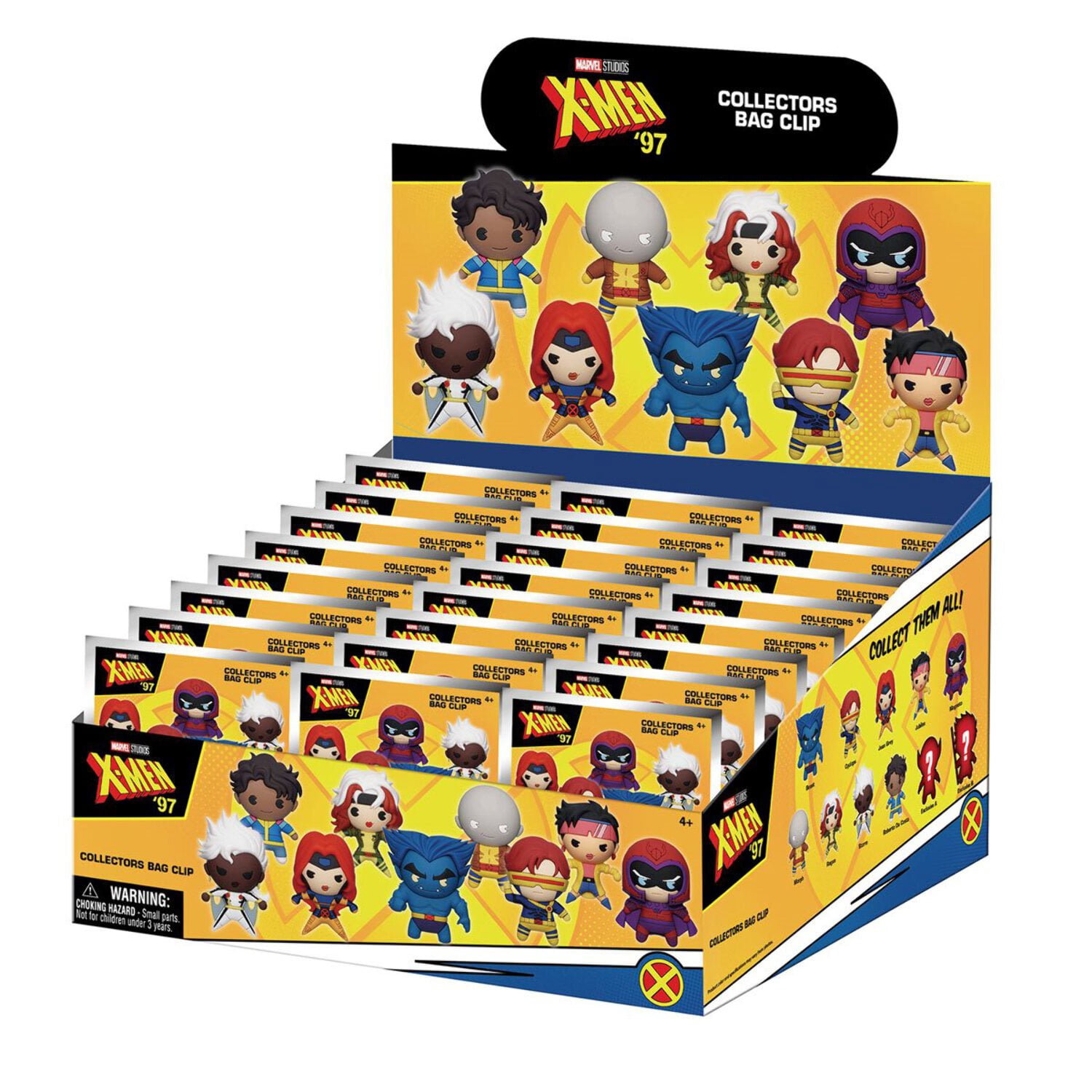X-Men '97 Series 2 3D Foam Bag Clip Random 6-Pack