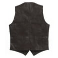 thumbnail image 4 of Gioberti Men's 5 Button Faux Leather Vest, 4 of 6