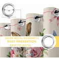 thumbnail image 6 of Easter Bunny Blackout Curtains for Bedroom/Living Room, Thermal Insulated Kitchen Curtains, Cute Rabbits Spring Daisy Flowers Retro Beige Grommet Darkening Window Treatment Drapes 52"x63"x2, 6 of 8