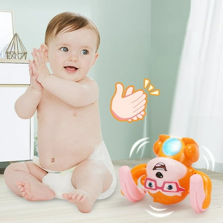 

Ozmmyan Electric Tumbling Monkey Children s Toy Voice Control Induction Light Music Dumping Animal Funny Toy Boy Birthday Gift Gift Clearance