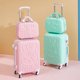 thumbnail image 3 of Bolsa de cosméticos de moda para mujer, Maleta rodante de 20/24 pulgadas, estuche con ruedas para estudiantes, Maleta de viaje con contraseña, 2 unidades por juego, 3 of 4
