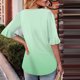 thumbnail image 4 of Blusas de Manga Corta para las Mujeres, Moda Verano Impreso, Blusas de Cuello Redondo, Chaqueta de Manga Corta para las Mujeres, 4 of 7