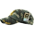 thumbnail image 3 of US ARMY Vintage Distressed Washed Cotton Baseball Cap, 3 of 5