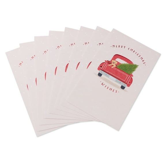 American Greetings Christmas Gift Card or Money Card Bundle, Single Design (8-Count)